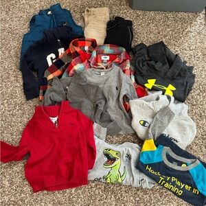 2t bundle! Toddler boys tops, sweaters, Gap, Ralph Lauren, Under Armour, J Crew